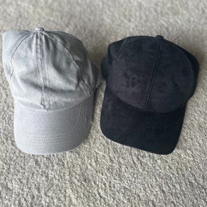 Suede Baseball Caps